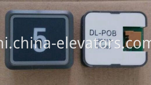 Black Ultrathin Push Button for Hitachi Elevators DL-POB